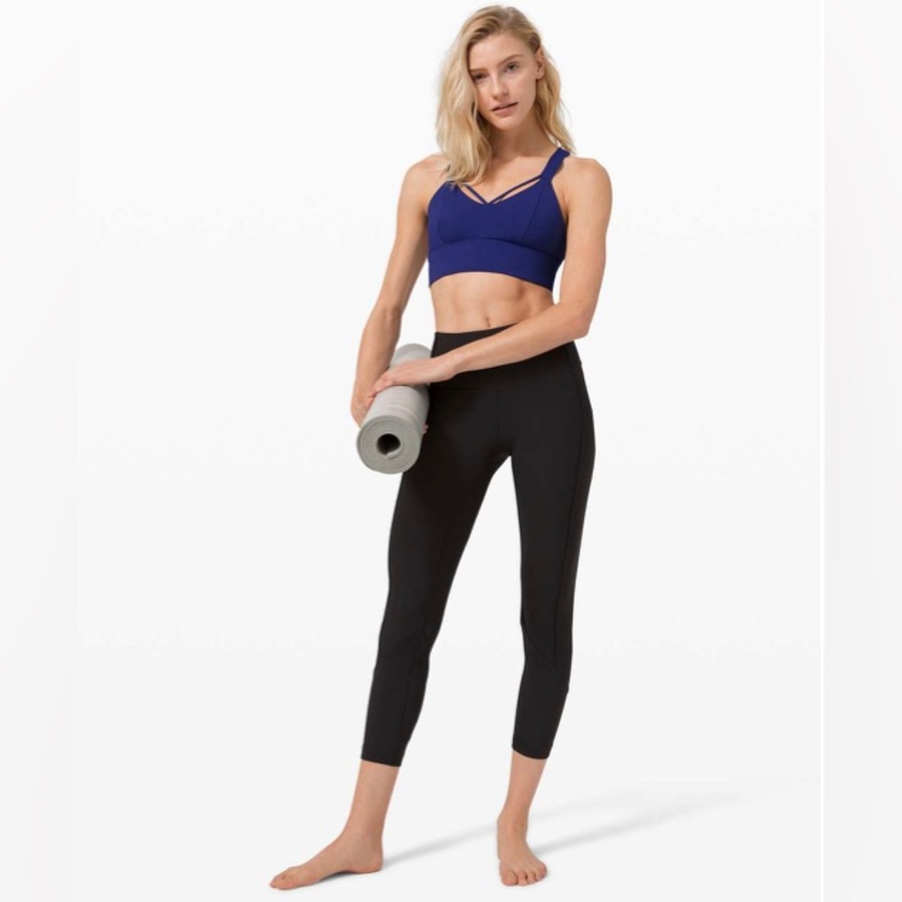 Lululemon Pushing Limits Bra *Light Support For C/D Cup Larkspur